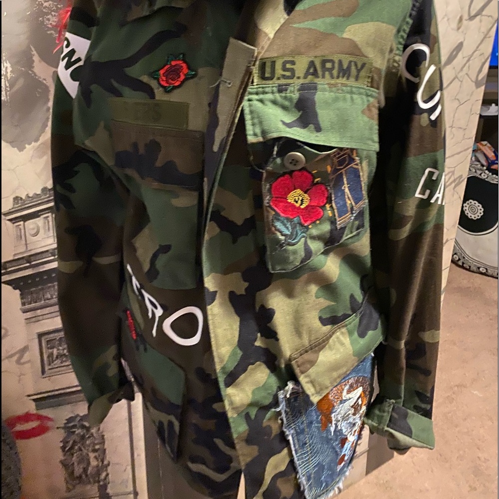 Large army jacket